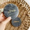 Black and Grey Marble Coasters
